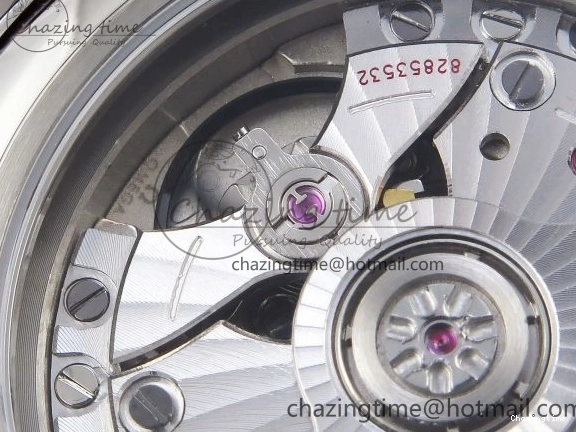 1221 De Ville Power Reserve SS MKF 1:1 Best Edition Black Dial on Black Leather Strap A Packable 7744